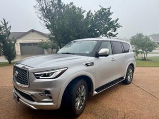 Silver 2019 INFINITI QX80 LUXE