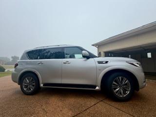 Silver 2019 INFINITI QX80 LUXE