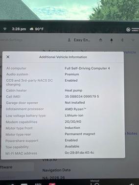 White 2026 Tesla Model Y Performance AWD
