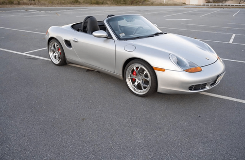 Silver 2000 Porsche Boxster Boxster S