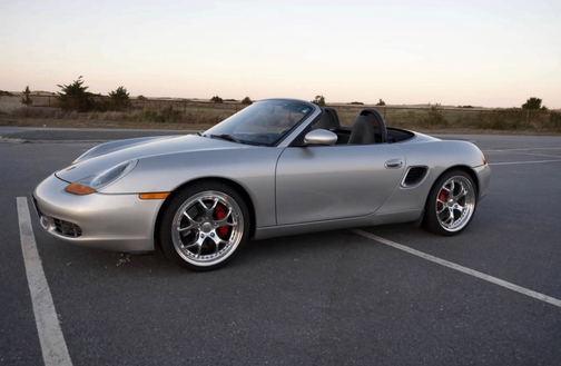 Silver 2000 Porsche Boxster Boxster S