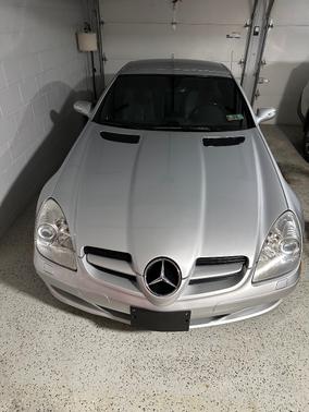Silver 2005 Mercedes-Benz SLK-Class SLK350 Roadster