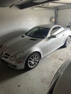 Silver 2005 Mercedes-Benz SLK-Class SLK350 Roadster