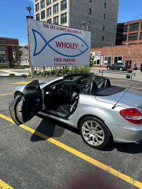 Silver 2005 Mercedes-Benz SLK-Class SLK350 Roadster