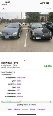 2007 Cadillac CTS Base