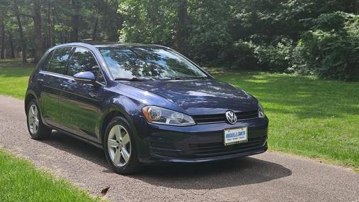 Blue 2017 Volkswagen Golf TSI Wolfsburg Edition 4-Door