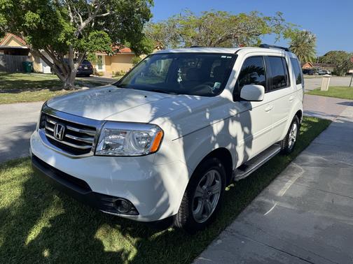 White 2013 Honda Pilot EX-L