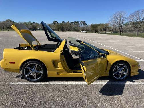 Yellow 2000 Acura NSX T