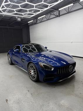 Blue 2019 Mercedes-Benz AMG GT C