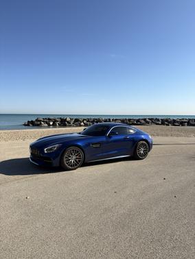 Blue 2019 Mercedes-Benz AMG GT C