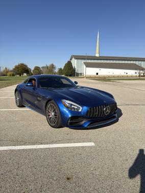 Blue 2019 Mercedes-Benz AMG GT C