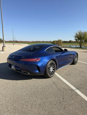 Blue 2019 Mercedes-Benz AMG GT C
