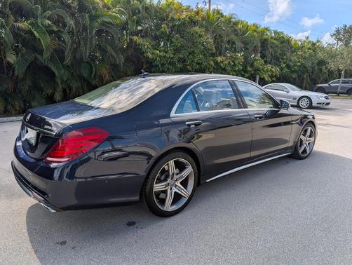 Blue 2015 Mercedes-Benz S-Class S 63 AMG