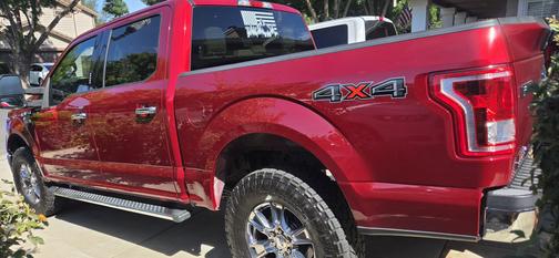 Red 2016 Ford F-150 XLT