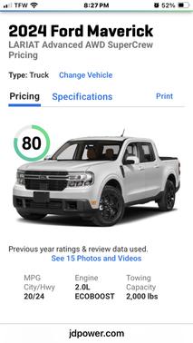 2024 Ford Maverick LARIAT Advanced