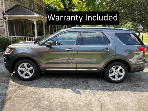 Gray 2018 Ford Explorer XLT