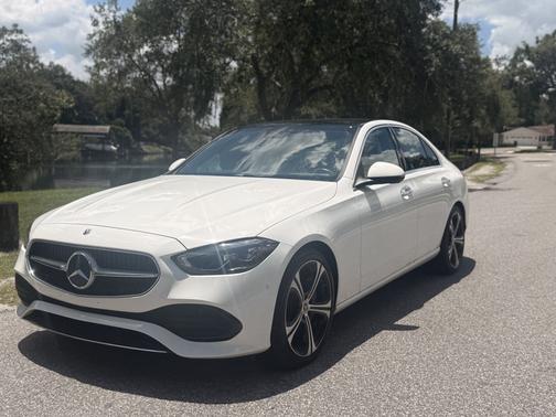 White 2025 Mercedes-Benz C-Class C 300