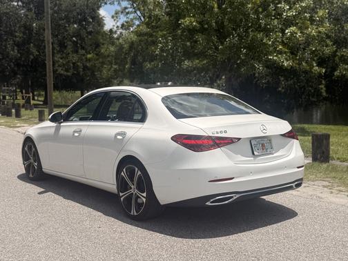 White 2025 Mercedes-Benz C-Class C 300