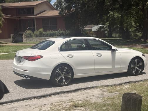 White 2025 Mercedes-Benz C-Class C 300