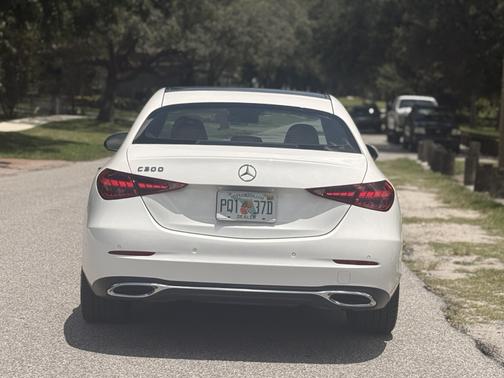 White 2025 Mercedes-Benz C-Class C 300