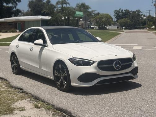 White 2025 Mercedes-Benz C-Class C 300