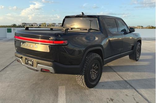 Black 2022 Rivian R1T Adventure Package