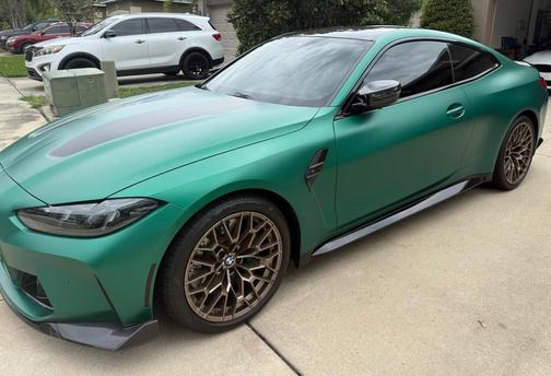 Green 2025 BMW M4 CS