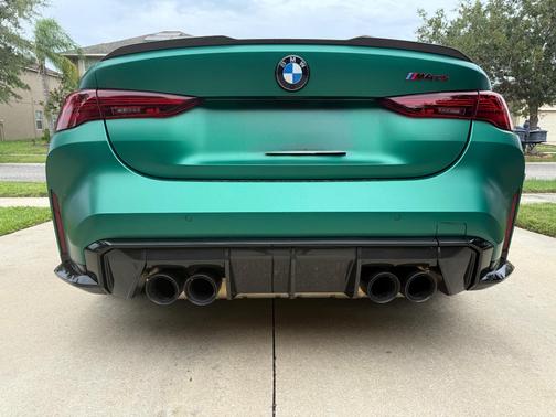 Green 2025 BMW M4 CS