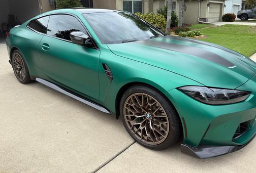Green 2025 BMW M4 CS