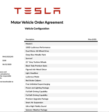 2016 Tesla Model S P100D