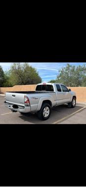 Silver 2009 Toyota Tacoma PreRunner Access Cab