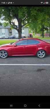 Red 2011 Lexus IS 250 Base