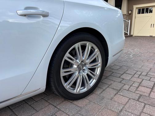 White 2015 Audi A8 L 3.0T