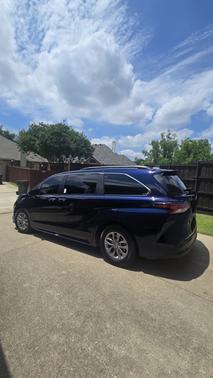 Blue 2022 Toyota Sienna XLE