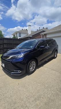 Blue 2022 Toyota Sienna XLE