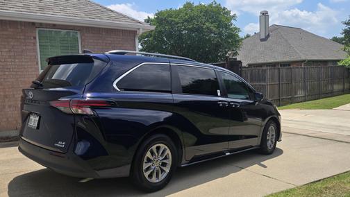 Blue 2022 Toyota Sienna XLE