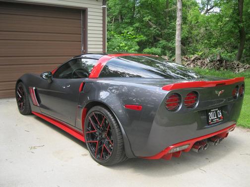 Gray 2011 Chevrolet Corvette Grand Sport