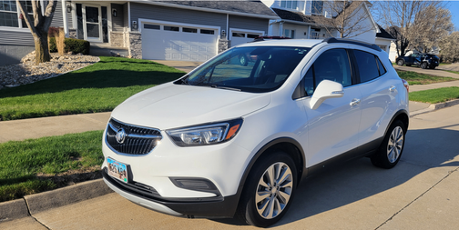 White 2018 Buick Encore Preferred