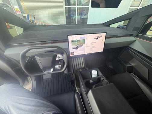 Silver 2024 Tesla Cybertruck Cyberbeast