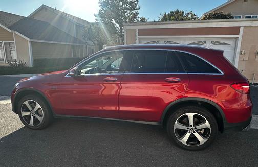 Red 2019 Mercedes-Benz GLC 350e 4MATIC