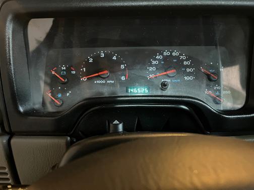 Red 2003 Jeep Wrangler Sport
