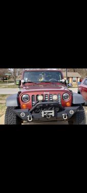 Red 2007 Jeep Wrangler X