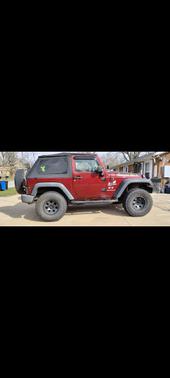 Red 2007 Jeep Wrangler X