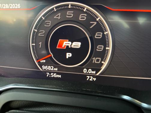 Black 2022 Audi R8 5.2 V10 performance