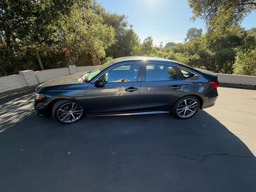 Gray 2022 Honda Civic Touring