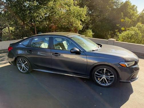 Gray 2022 Honda Civic Touring