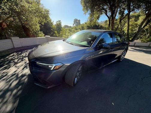 Gray 2022 Honda Civic Touring