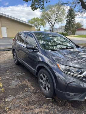 Gray 2017 Honda CR-V EX-L