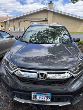 Gray 2017 Honda CR-V EX-L