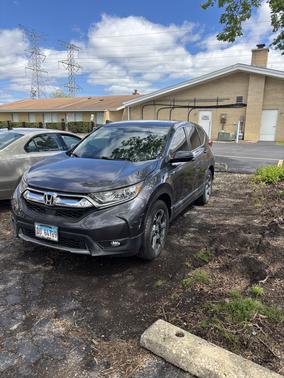 Gray 2017 Honda CR-V EX-L
